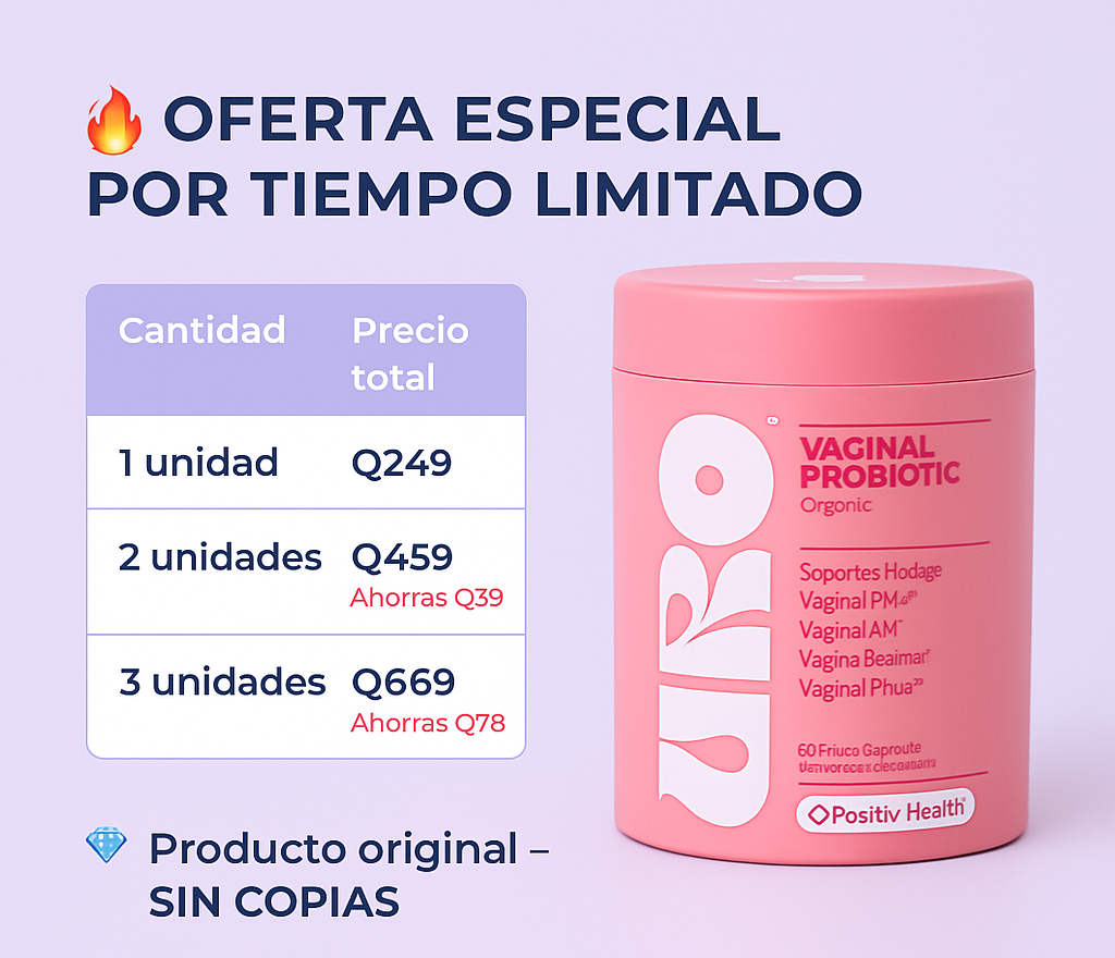 😩Adiós a las infecciones recurrentes / URO PROBIOTICO