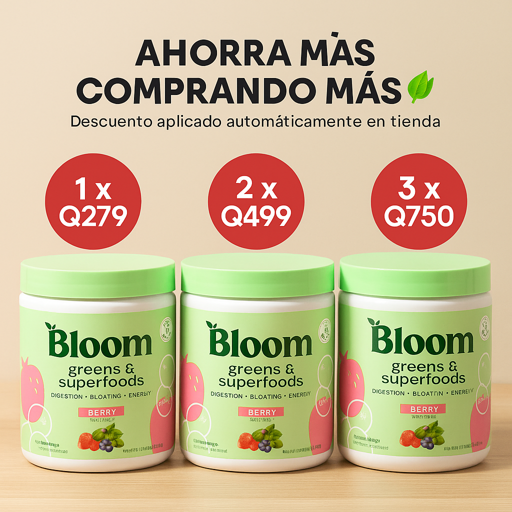BLOOM⚡ Más ligera, con más energía.