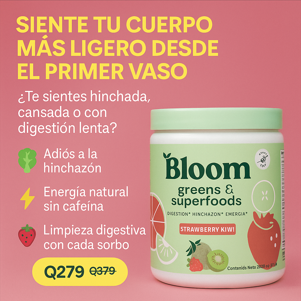 BLOOM⚡ Más ligera, con más energía.