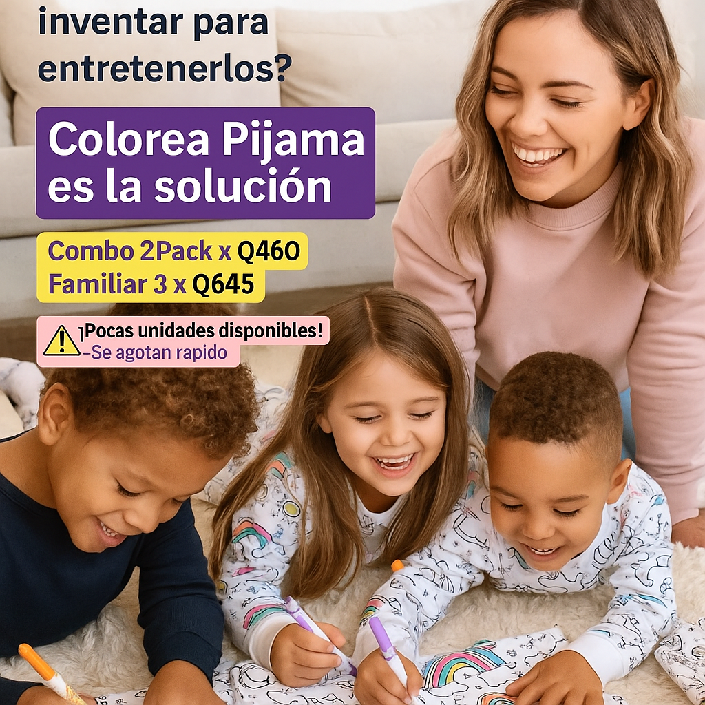 COLOREA PIJAMA / 🎨 Diversión antes de dormir😴 (Copia)