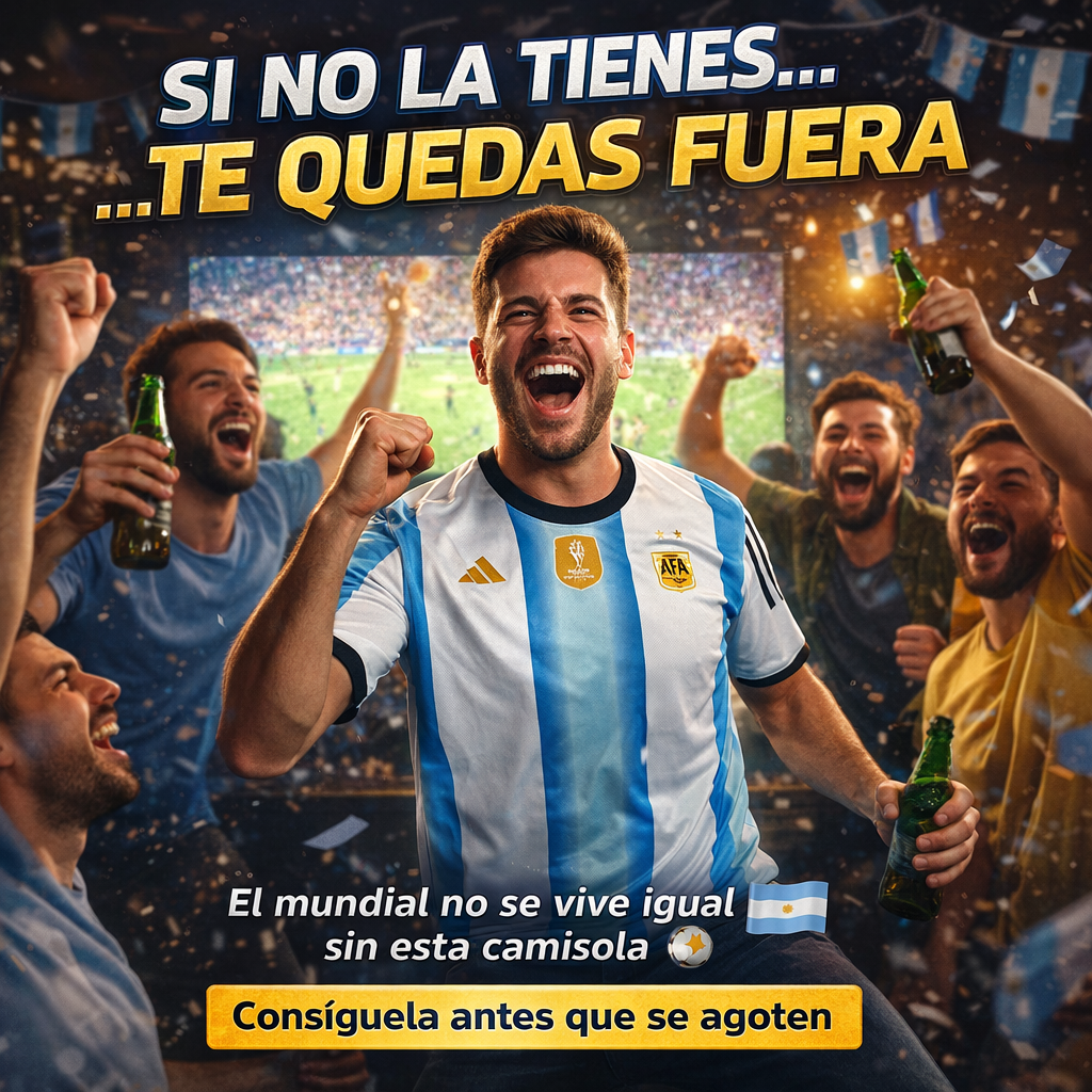 Camisola Argentina🩵 | La Más Buscada para el Mundial 2026 🔥⚽