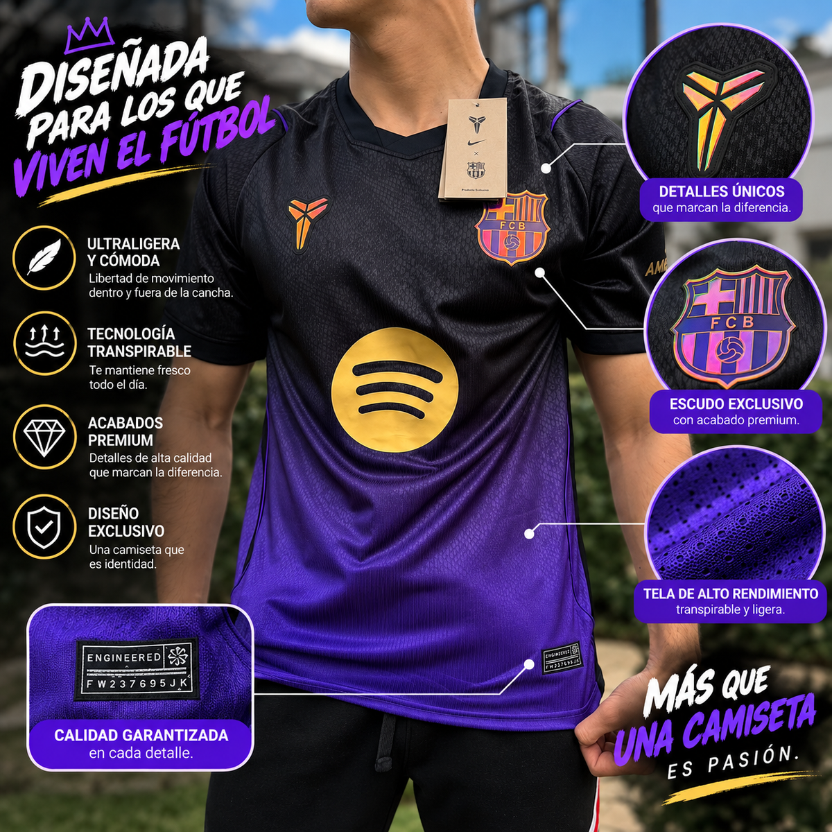 💜 Barça Elite Edition™ ⚽ | Más Que Una Camiseta, Una Identidad