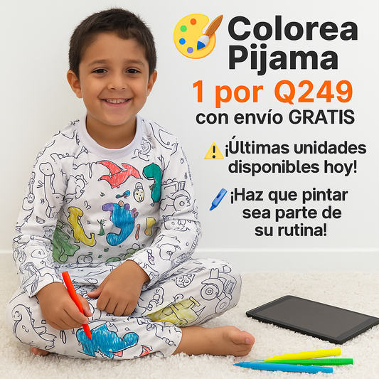 COLOREA PIJAMA / 🎨 Diversión antes de dormir😴