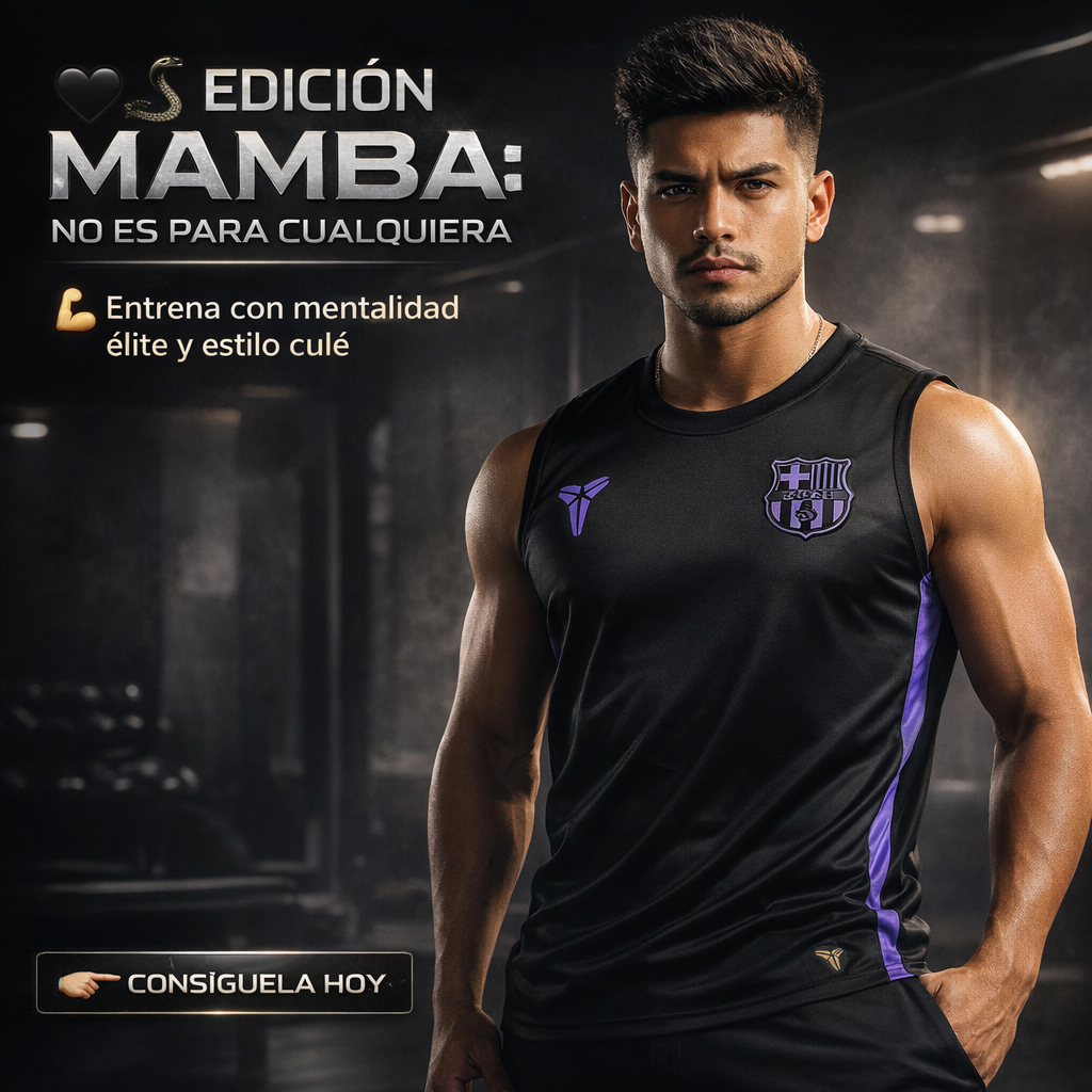 🐍🖤 Camiseta Mamba Barça 🔥 | Domina con Mentalidad de Élite