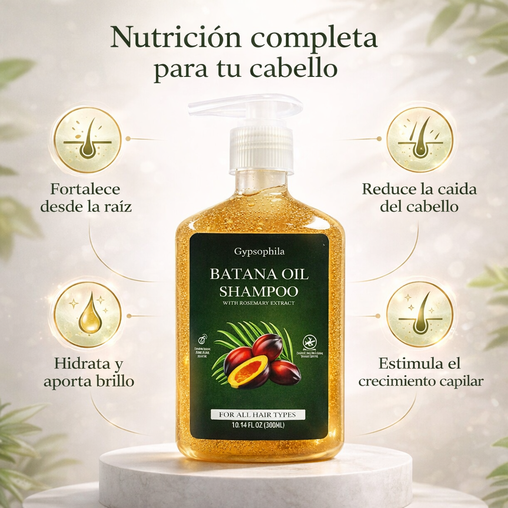 Batana Oil Shampoo 🌿 | Cabello Fuerte, Brillante y Sin Caída ✨