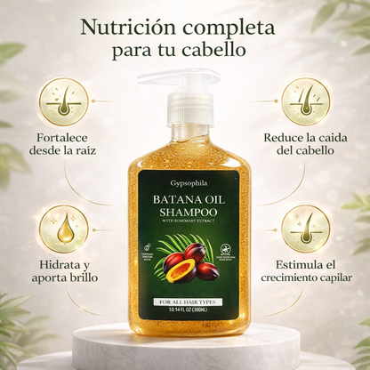 Batana Oil Shampoo 🌿 | Cabello Fuerte, Brillante y Sin Caída ✨