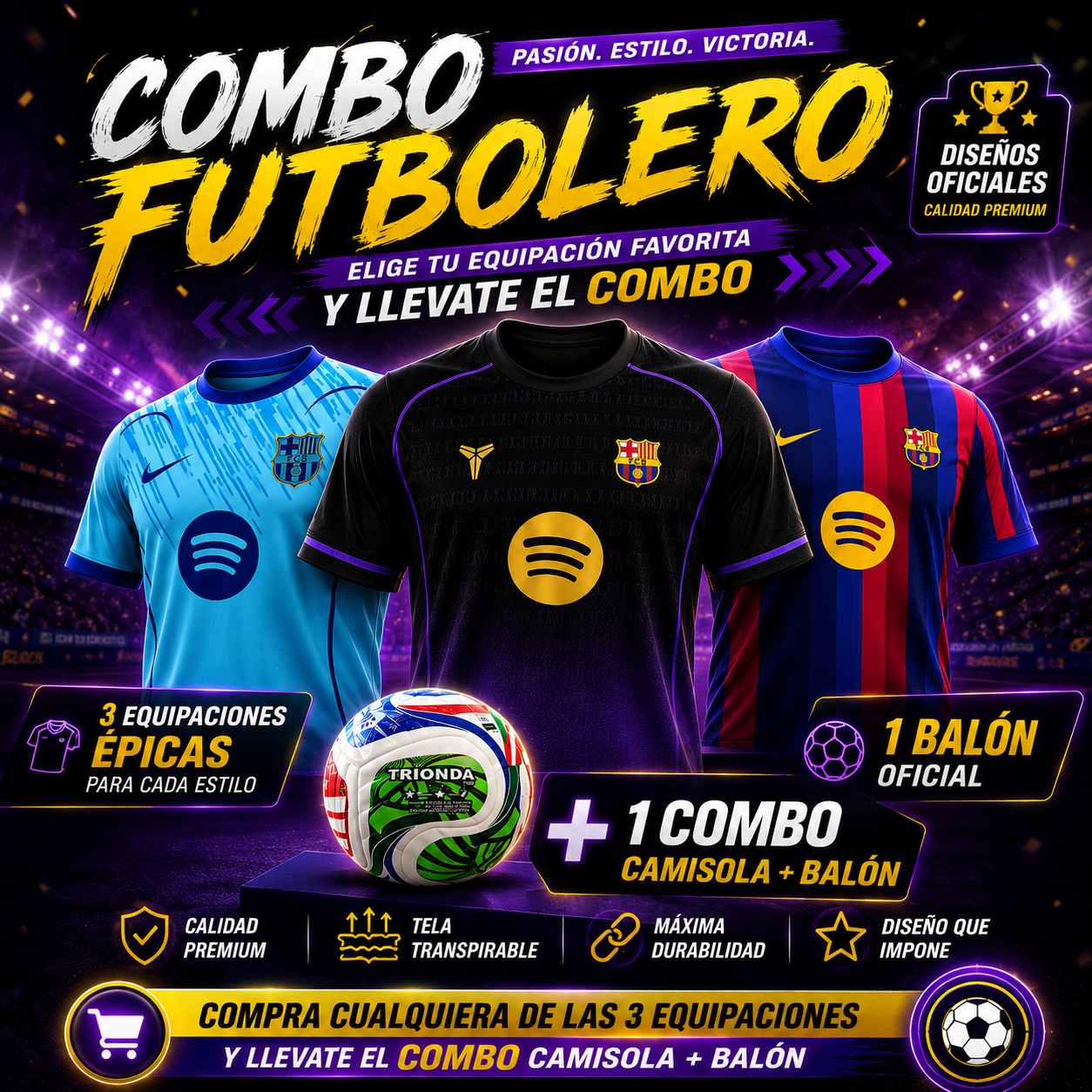 🏆 Culé Match Pack™ ⚽ | Viste Tu Pasión, Juega Tu Partido