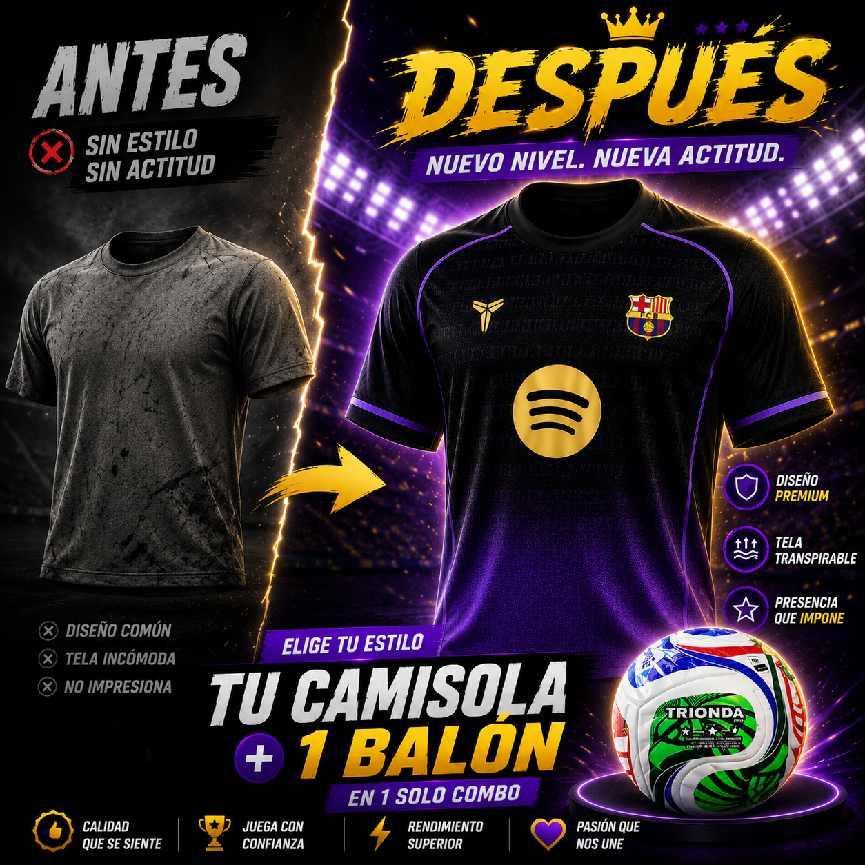 🏆 Culé Match Pack™ ⚽ | Viste Tu Pasión, Juega Tu Partido