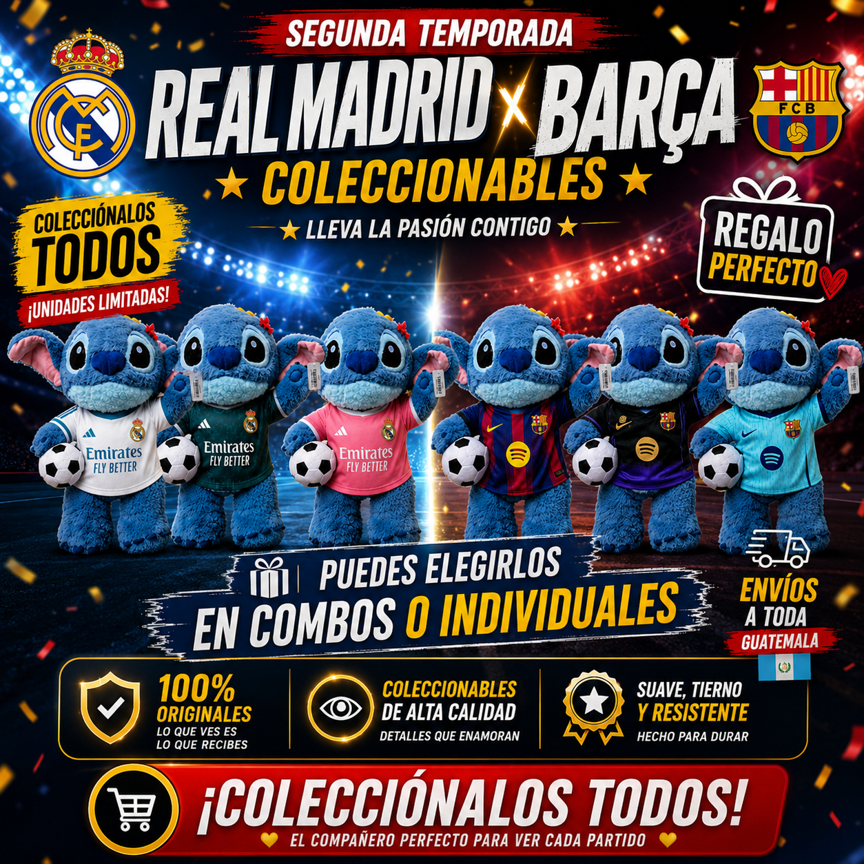 💙 Stitch Fan Collection™ ⚽ | Tu Pasión, Tu Compañero en Cada Partido
