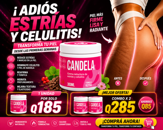 💎 CANDELA Reafirmante ✨ | Transforma Tu Piel Desde las Primeras Semanas