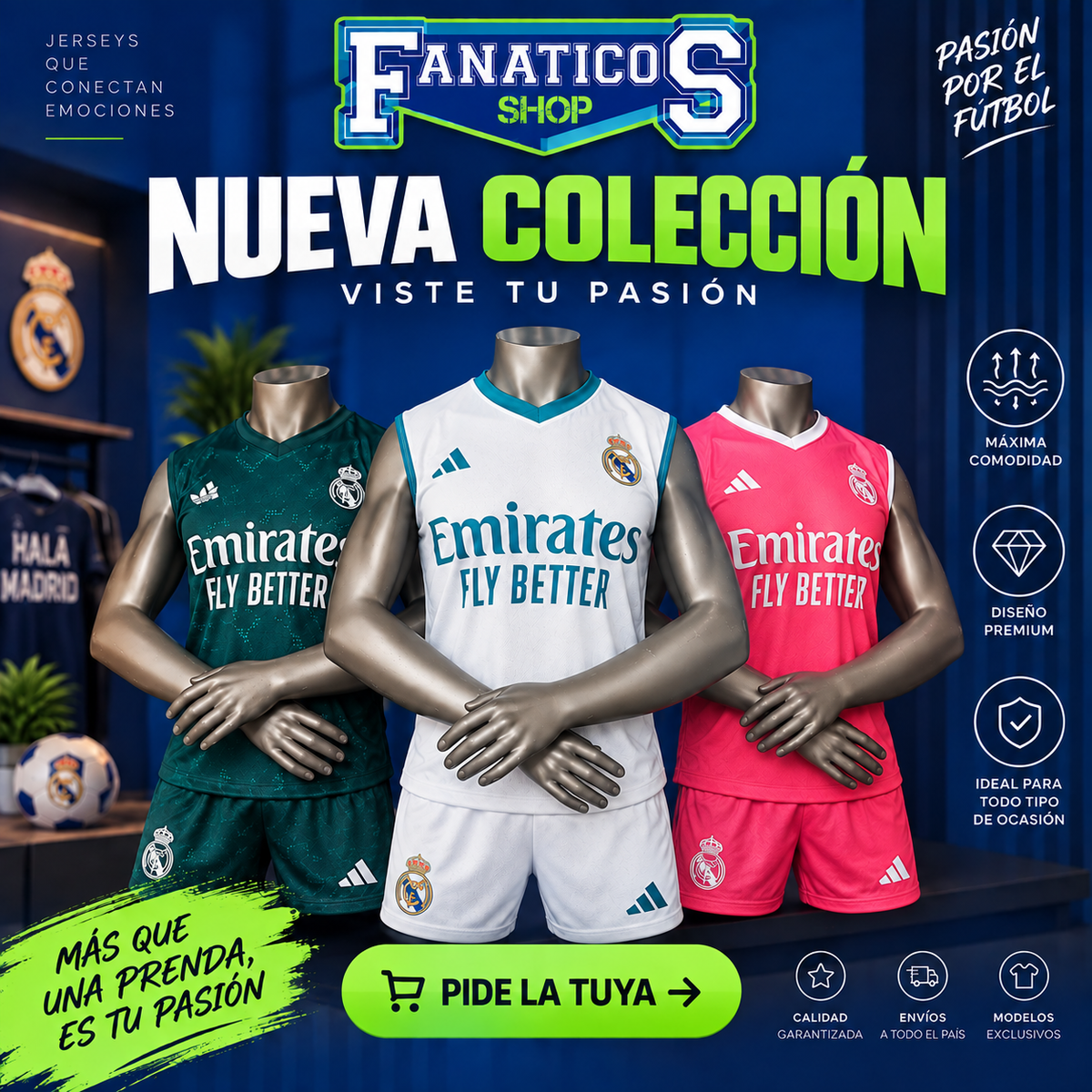 💎 Madrid Sleeveless Edition™ ⚽ | Viste Tu Pasión, Siente Cada Partido