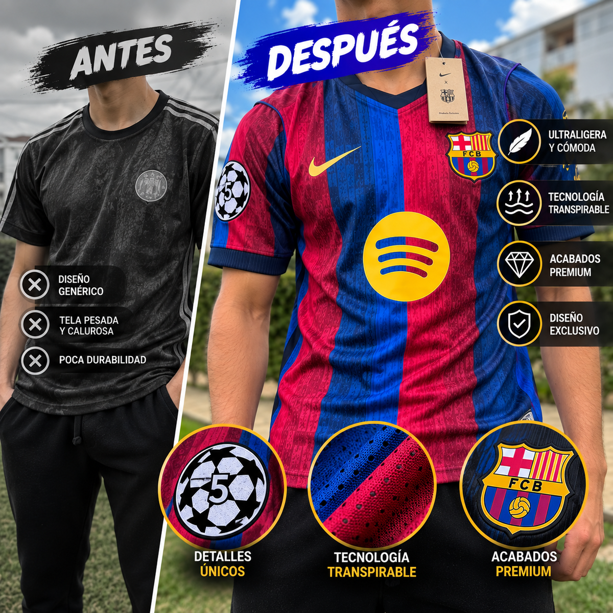 💜 Barça Elite Edition™ ⚽ | Más Que Una Camiseta, Una Identidad