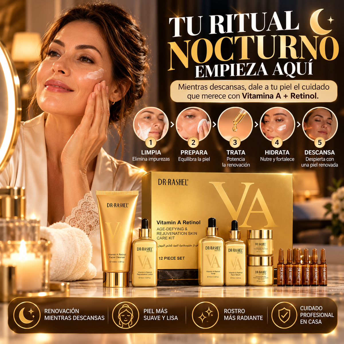 ✨ Retinol Rejuvenation Edition™ 💛 | Cuidado Intensivo Para Una Piel Radiante