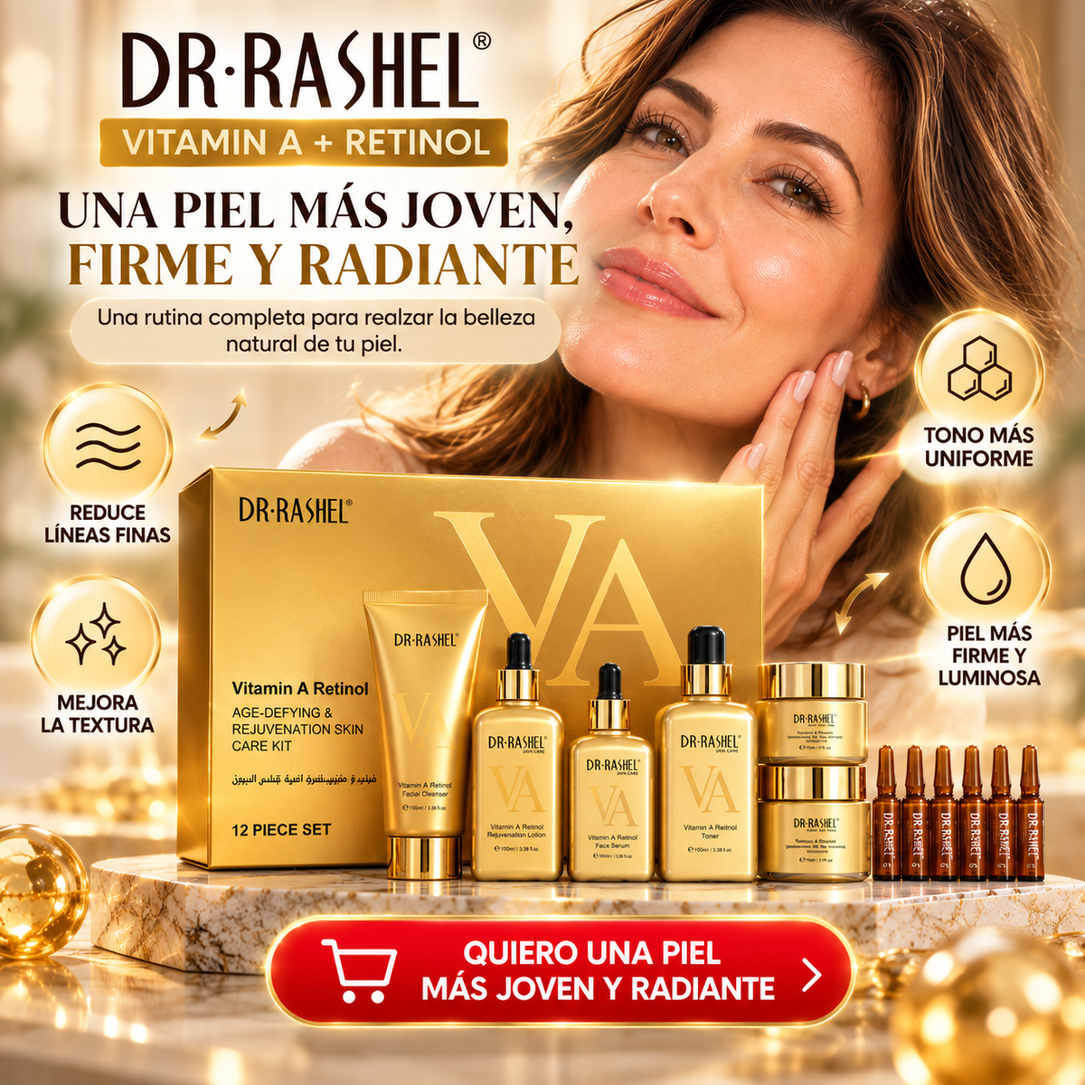 ✨ Retinol Rejuvenation Edition™ 💛 | Cuidado Intensivo Para Una Piel Radiante
