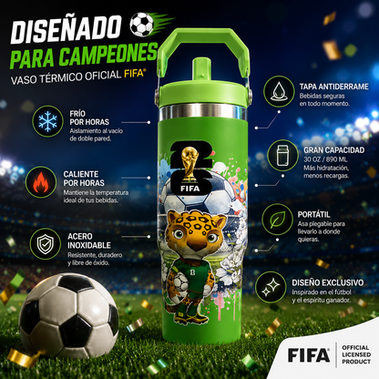 ⚽ Termo Mundial Pro | ✨ Tu Pasión por el Fútbol en Cada Partido