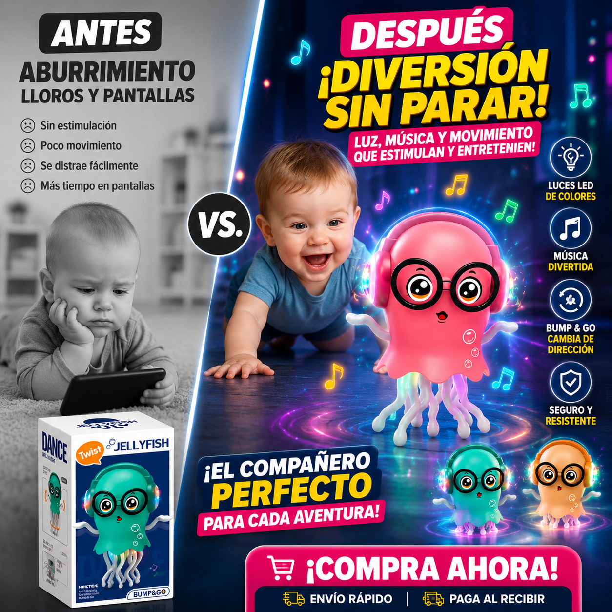 🪼 Twist Jellyfish 🎵 | El Compañero Favorito de los Pequeños