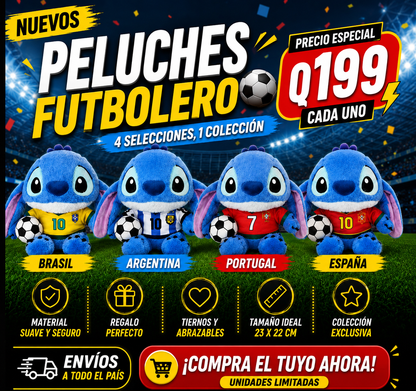 🧸 Peluche Fan Edition ⚽ | El Favorito de los Amantes del Fútbol