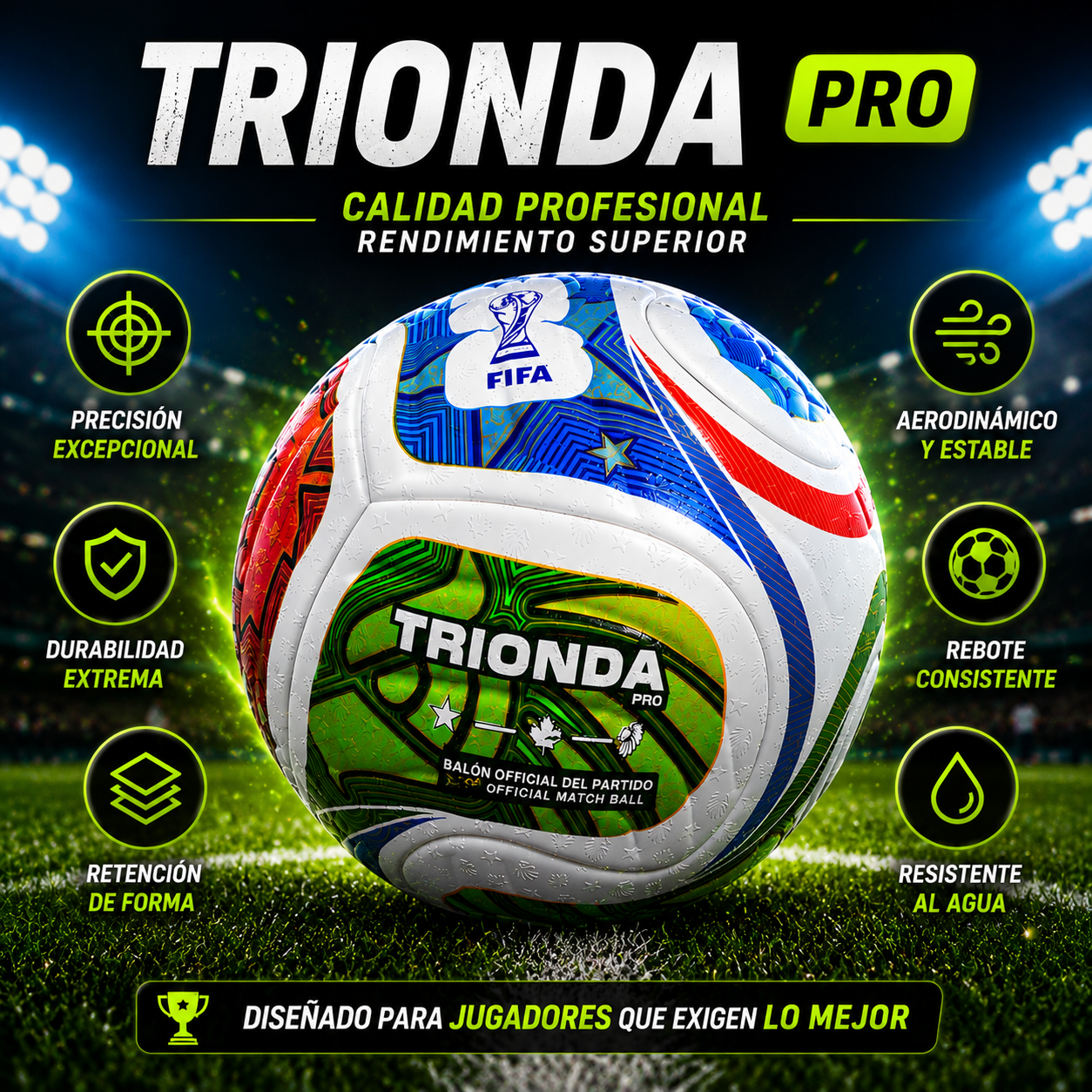 🔥 TRIONDA PRO ⚽ | Calidad FIFA Para Cada Partido
