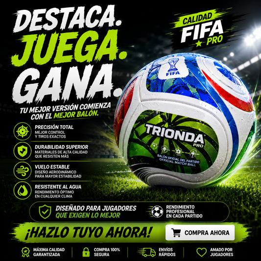 🔥 TRIONDA PRO ⚽ | Calidad FIFA Para Cada Partido