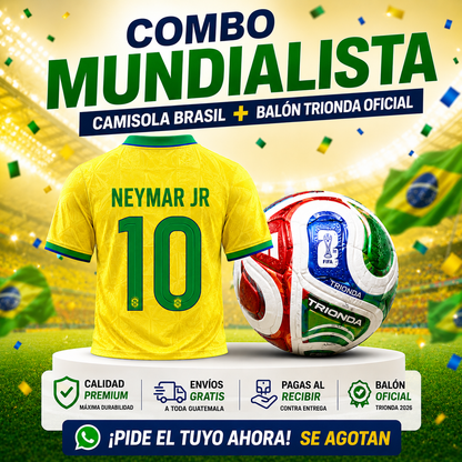 ⚽ Super Combo Mundialista™ 🏆 | Camisola Premium + Balón Trionda Oficial