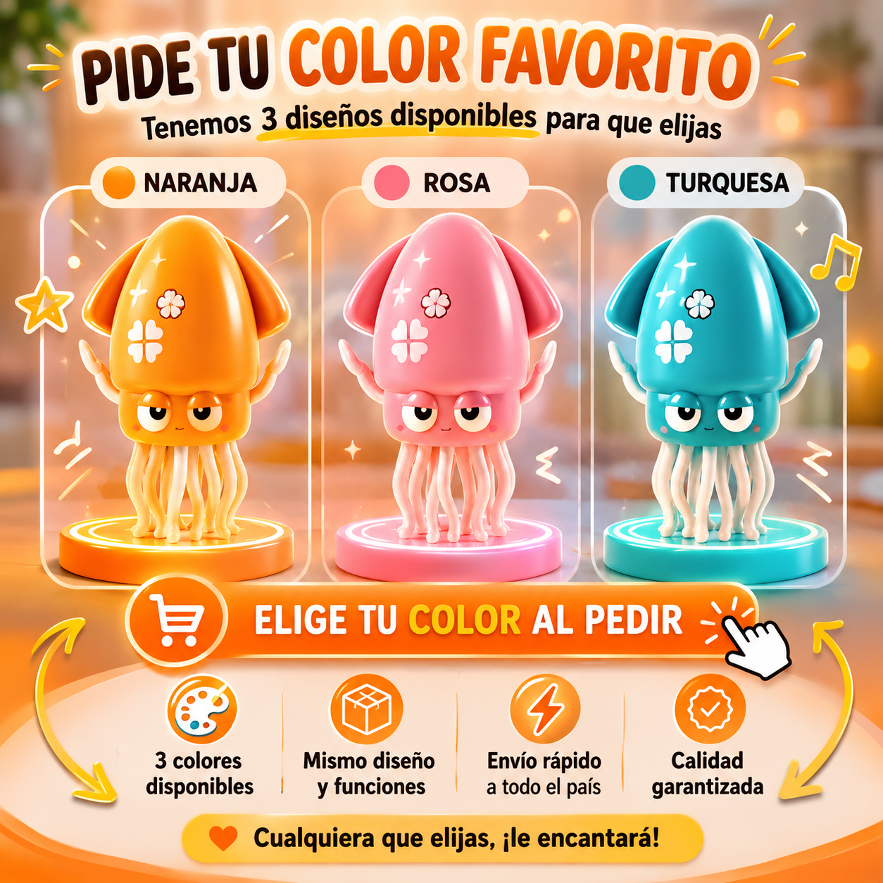 🐙 Pulpo Bailarín ✨ | Diversión, Música y Sonrisas para los Pequeños