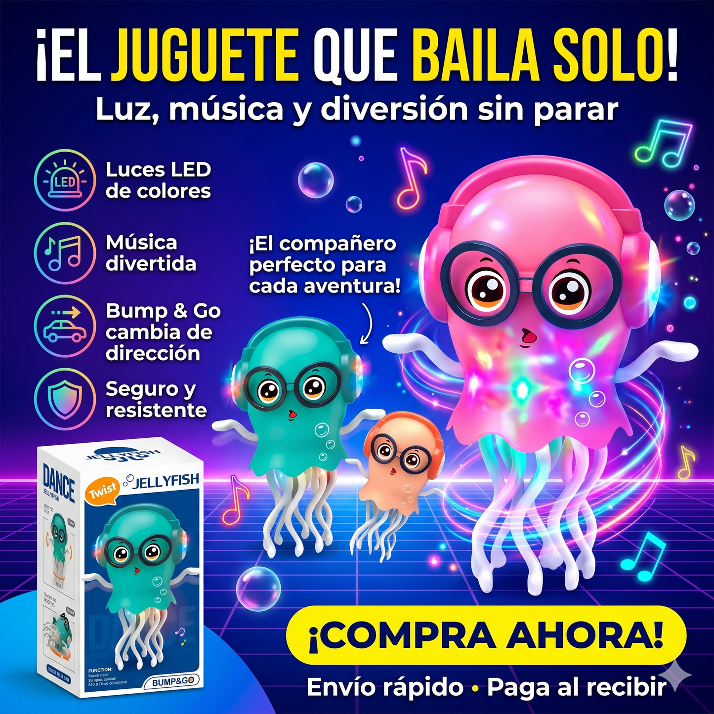 🪼 Twist Jellyfish 🎵 | El Compañero Favorito de los Pequeños