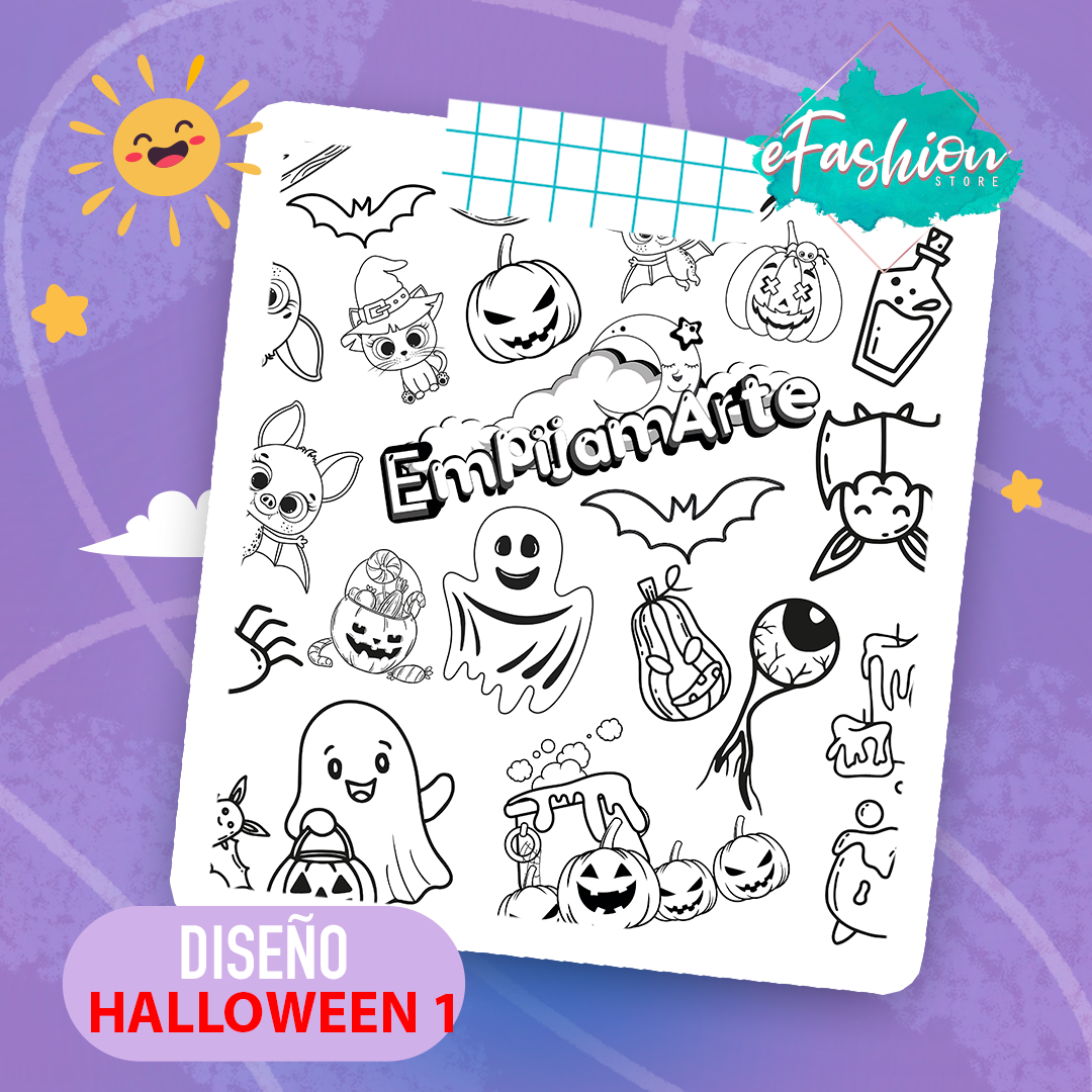 COLOREA PIJAMA HALLOWEEN / 🎨 Diversión antes de dormir😴