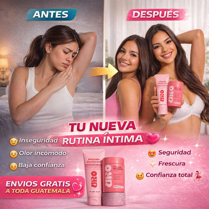 Crema Desodorante + Probióticos URO ✨cuidado íntimo ideal 🌸🩷